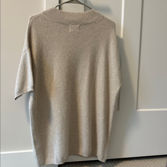 Loulou Studio Short Sleeve Pertusato Wool/Fox/Nylon Blend Sweater - Size Medium - Picture 5 of 7